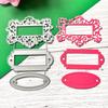 Záložky Scrapbooking Card DIY Dekorační raznice Ruční práce Kovový rám Vyřezávací raznice Razící šablony Šablona Forma