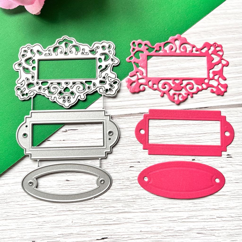 Záložky Scrapbooking Card DIY Dekorační raznice Ruční práce Kovový rám Vyřezávací raznice Razící šablony Šablona Forma