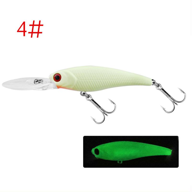 Angelköder Lange Zunge Angelköder 9cm 6.5g Kunstköder Eingebaute Ringperlen Simuliert hart