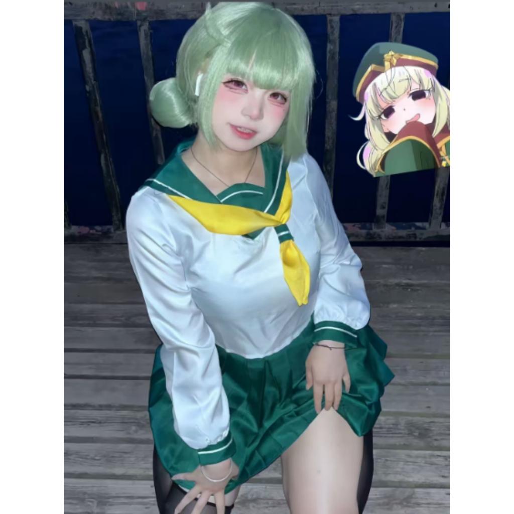 Hanabishi Haruka Cosplay Costume Wig Araga Kiwi Hiiragi Utena Anime Gushing Over Magical Girls JK Sailor Uniform Mahou Shoujo