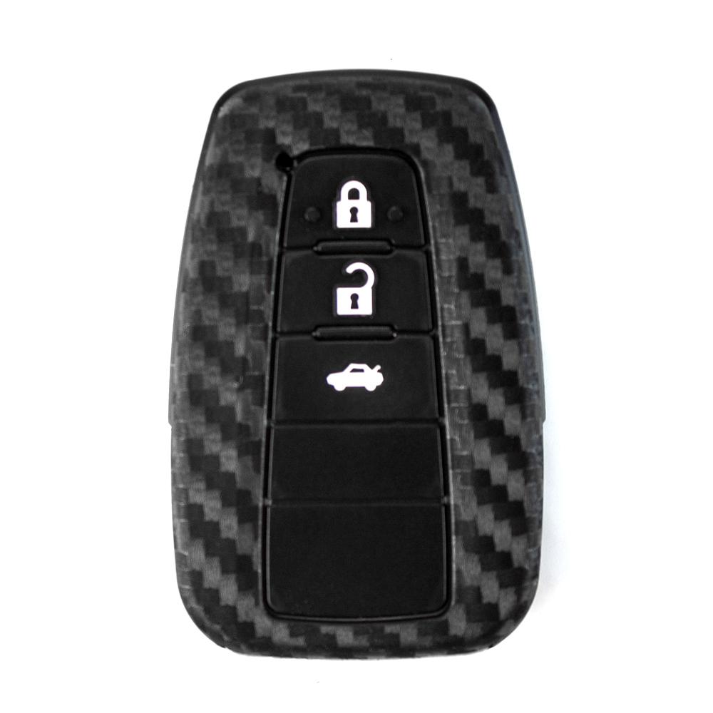 Silikon-Schlüsselanhänger-Schutzhülle für Toyota alle Serien für Camry/Camry Hybrid/C-HR Prius/Prius Prime86/GT86