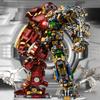 2700+pcs Iron Heroes Blocks Action Figures Mark Building Sets Buster Mech DIY Brick Collectible Toys for Boys Adult Kids Gifts