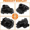 Car Gear Shift Knob Leather Boot A/T Compatible With Kia Forte 2010-2013 Forte5 2012-2013 Forte Koup 2010-2013, Replace 846401M500WK