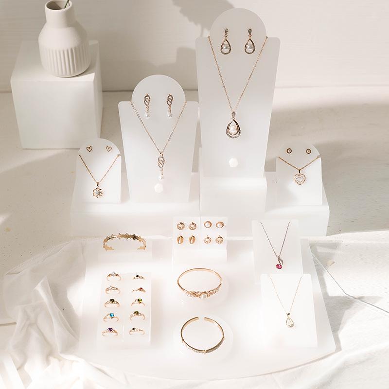 Jewelry Display Stand for Rings, Necklaces, Earrings, and Bracelets - Perfect for Live Streaming and Shooting Props