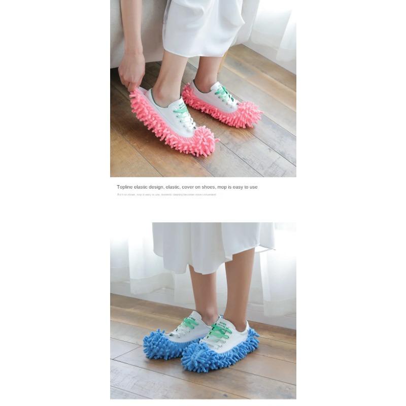 Bodenstaub Reinigungs Hausschuhe Schuhe Reinigungs Tuch Faules Wischschuh Haus Bodenreinigung Mikrofaser Tuch Reinigungs Schuhe