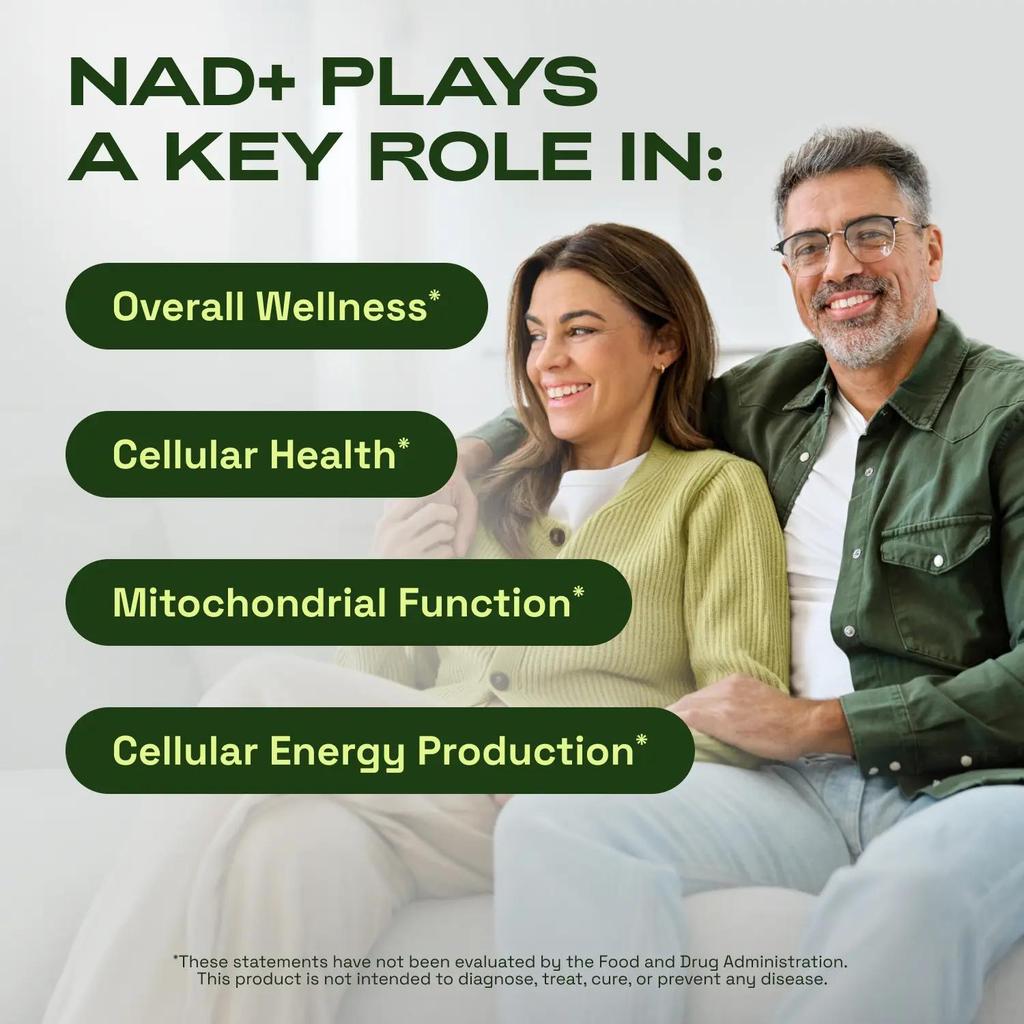 Cata-Kor 500mg NAD+ Supplement 60 Ct, Daily Nutrition for Skin Appearance, Natural Energy & Focus Support
