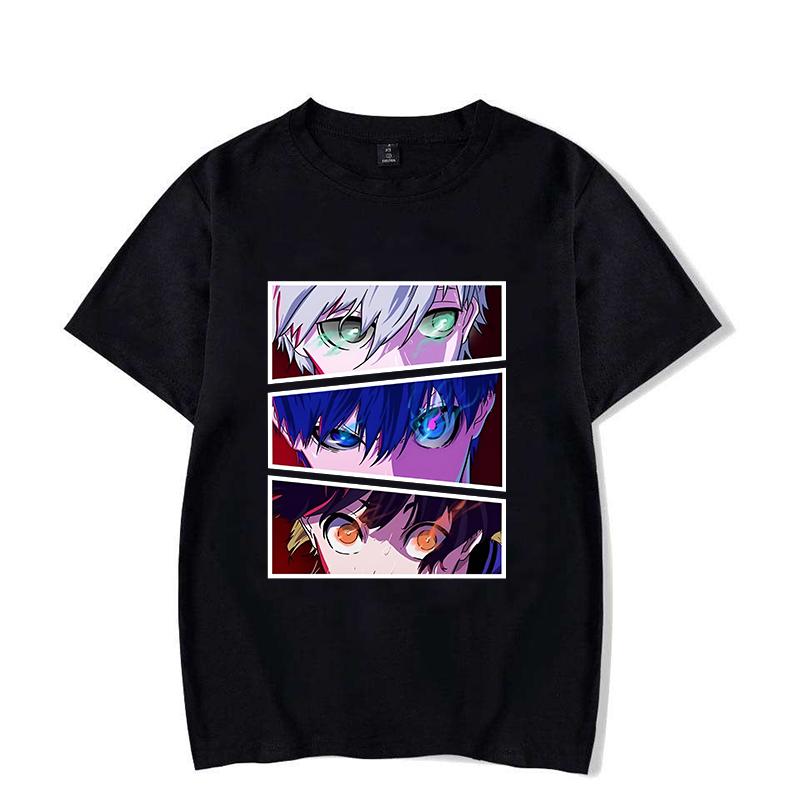 Hot Anime BLUE LOCK T Shirt Women Men Casual Personality Round Neck Short Sleeve Fashion T Shirt Summer Cool Tops