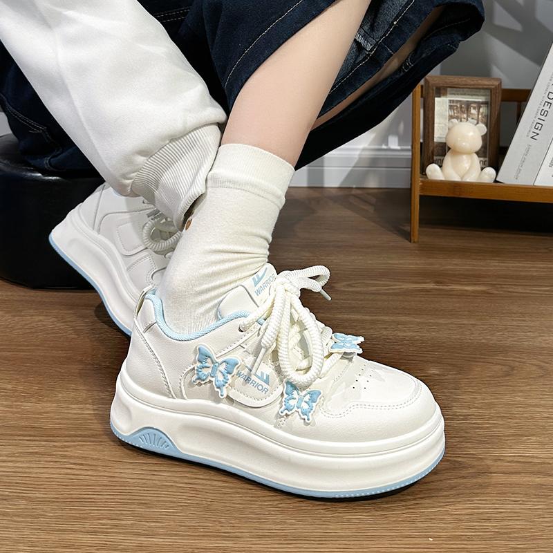 Fashion Womens Sneakers Shoes Platform Roses Casual Thick Sole 2025 Leisure Women's Sneakers Summer 2025 Shoes Woman-shoes Platform New