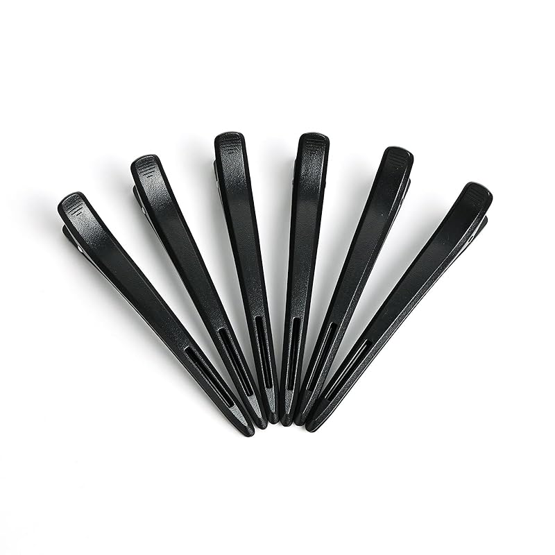 Green-6 Pack Hair Sectioning Clips for Women, Alligator Hair Clips for Styling & Salon Use, Durable Tools with Strong Grip for Salon & Home