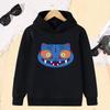 Derpy Tiger Costume Children Hoodie Autumn Winter Boys Girls Fashion Kawaii Casual Fleece Kids Pullover Sweatshirts Unisex