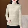 Lace Base Shirt for Women with New Slim Long-sleeved Hollow Top for Women's Inner Wear. Today's Design Slim Shirt