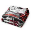 Luffy Anime  Fleece Throw Blanket Luffy Zoro Sanji Blankets for Bed Car Super Soft Bedding Throws,