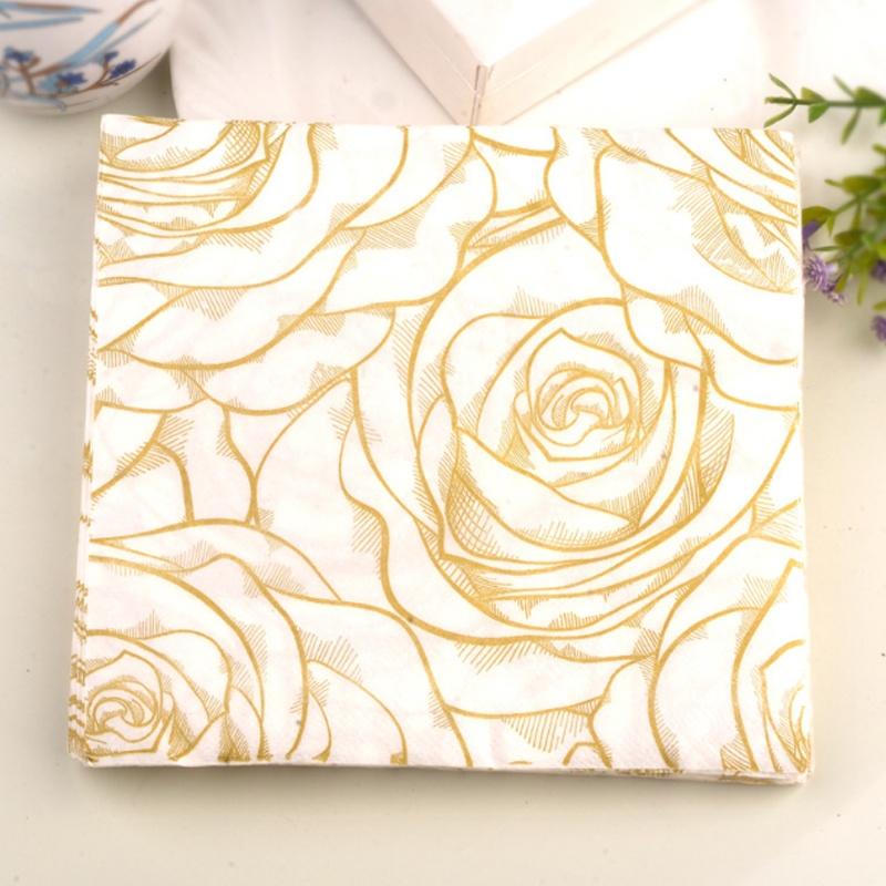 20 buc/pachet șervețele de decoupage pentru prânz șervețele de hârtie pentru acasă, pentru nunta, pentru petreceri festive