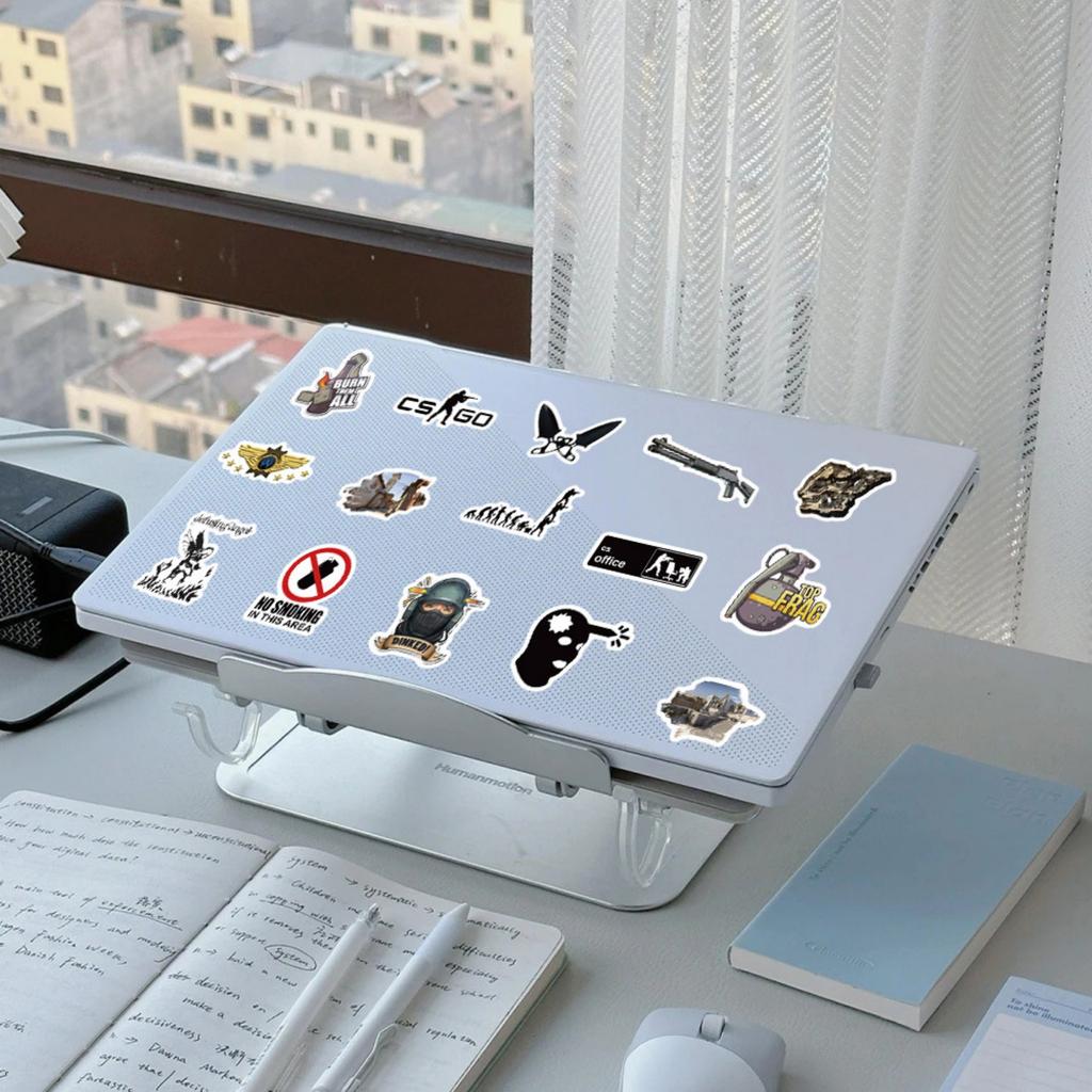 60pcs Suitcase Stickers Waterproof Stickers Scooter Computer Tablet Cartoon Decoration