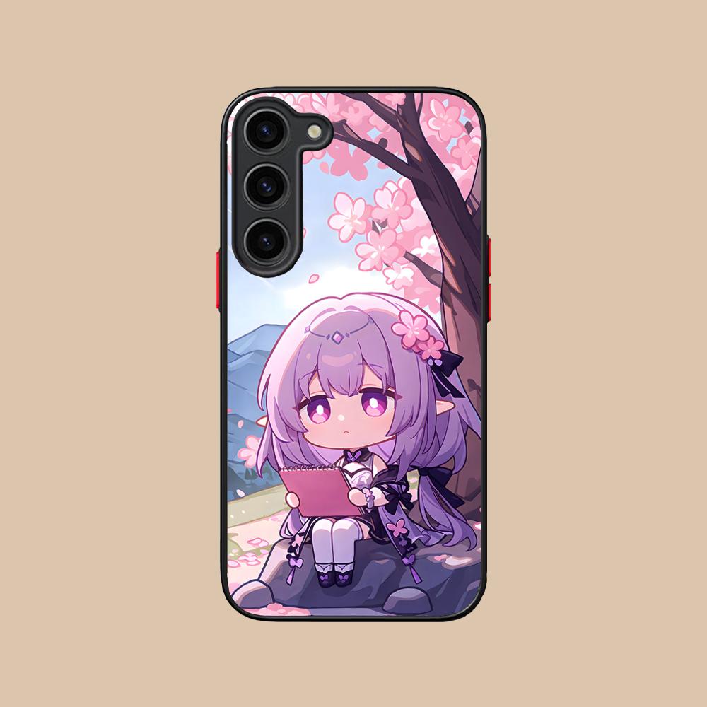 HSR Castorice Silicone Mobile Phone Case for Samsung Galaxy S26 S25 S24 S23 S22 S21 Plus FE Ultra Colorful Cover