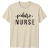 Pediatric Nurse Leopard TShirt Cute Nurse Tee Pediatric NURSE