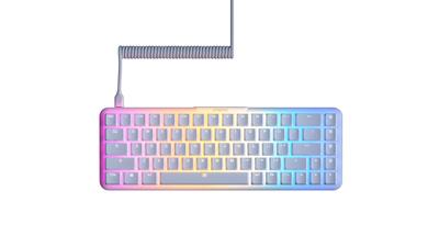 FnaticGear STREAK65 LP WHITE US Tenkeyless Layout US Tastatură pentru jocuri cu 68 de taste KB738 KB0006-005