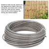 Wire Rope Cable Kit Wire Rope Kit 66ft Length 3mm Diameter 304 Stainless Steel Wire Turnbuckle Lock Kit for Garden