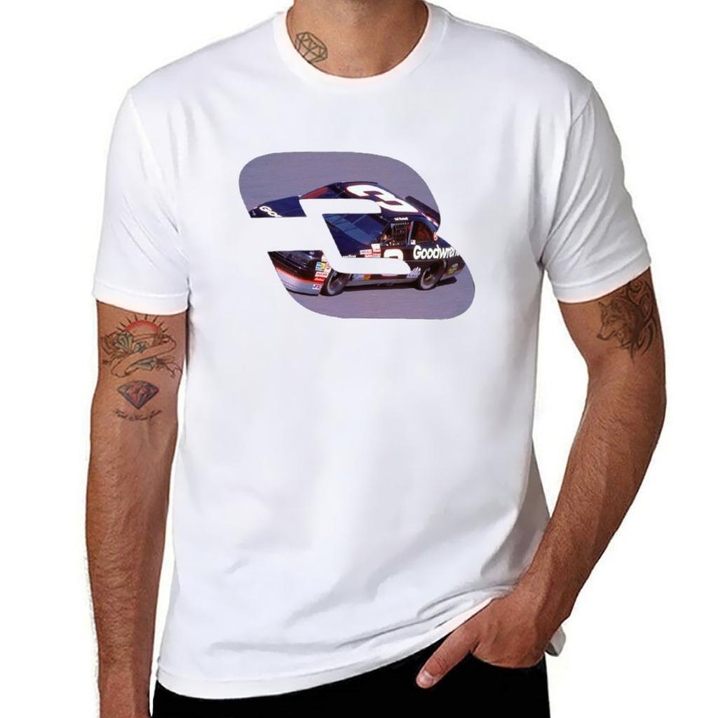 Earnhardt Car 3 TShirt Light Athletic Short Sleeve Tee Shirt