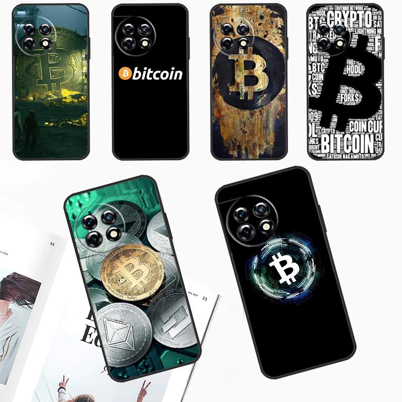 Bitcoin BTC Case For OnePlus 12 11 9 10 Pro 9RT 10T 10R 12R OnePlus Nord N10 N20 CE 2 3 Lite 2T Coque