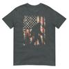 Bigfoot Sasquatch America Flag Patriotic Unisex Unisex Kids Tshirt