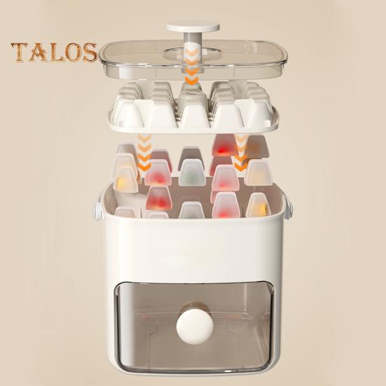 Isbitbrett med lokk for vann Frukt Cocktailer Kreativ isbitform Enkel å rengjøre Isboks for whiskykaffe