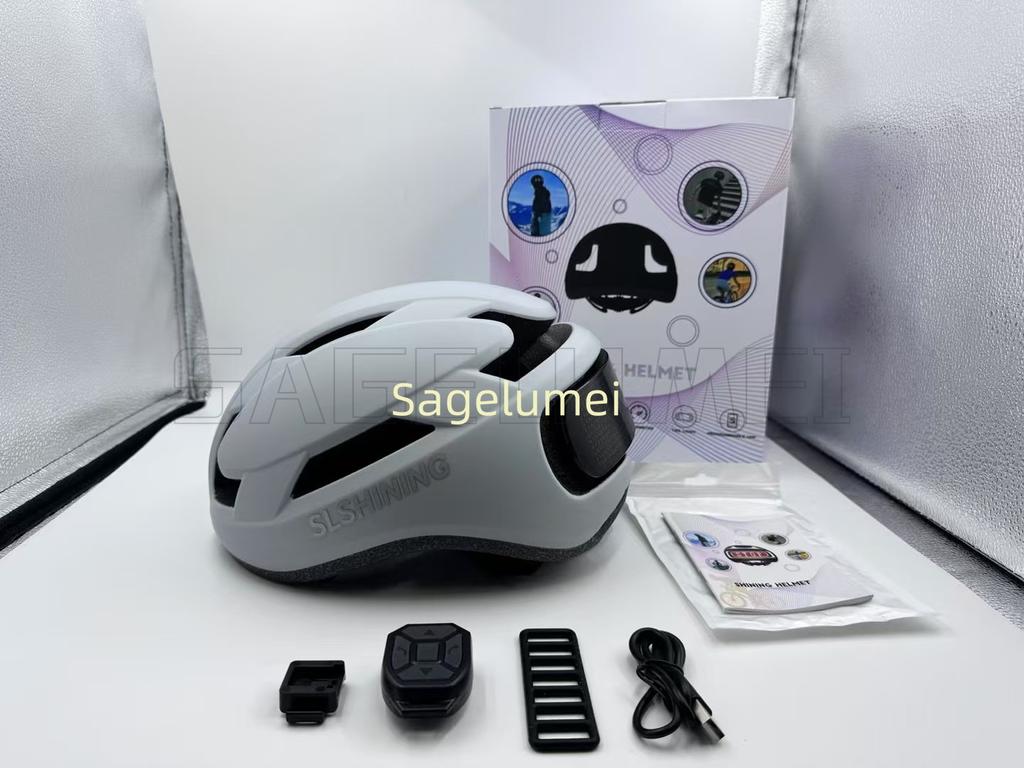 LED Bike Helmet with LED Display Screen Taillight Smart APP Control Bicycle Helmet Road MTB Cycling Helmets Turn Signals Remote