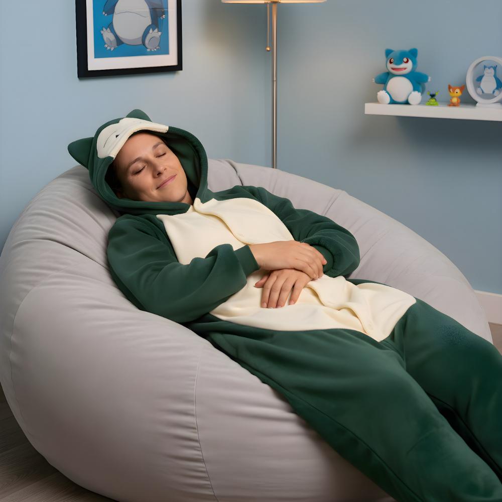 Piżama Onesie Kigurumi Przebranie Pokemon Snorlax S: 145 - 155Cm