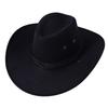 Chapeau de cowboy western vintage pour hommes et femmes, casquette de soleil à large bord, style gentleman, jazz, cowgirl