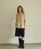 OURO Pleats Bermuda Pants [ Black ]