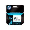 Hp 351 Ink Cartridge - 1 Pack - Yellow / Cyan / Magenta