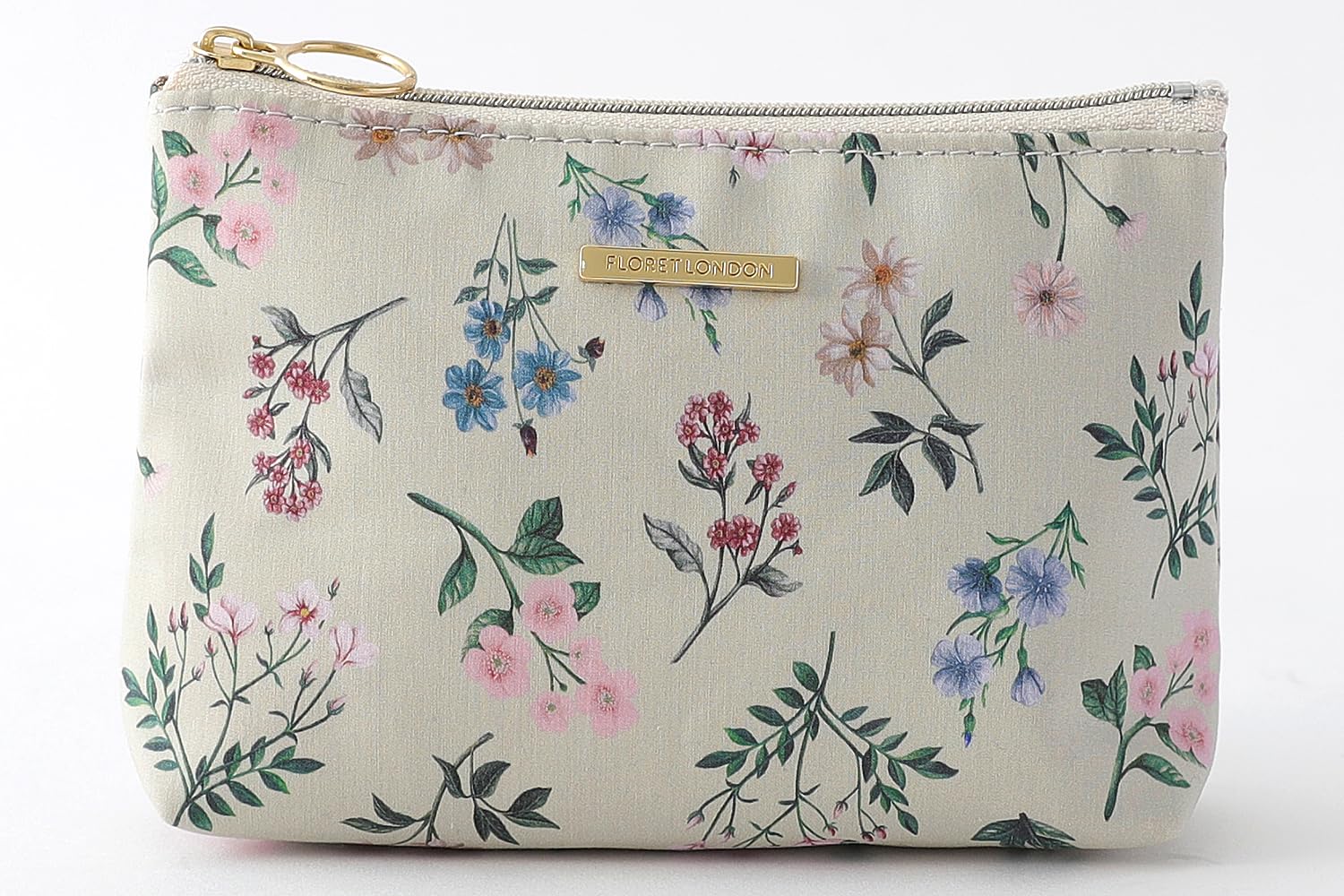 

DDintex FLORET LONDON BASIC Косметичка, Энни, Зеленая, 15 x 10,5 x 4,5 см [Принт Liberty]