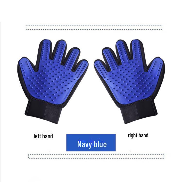 

Перчатка для ухода за домашними животными: Щетка для кошек и собак со 180 иглами для удаления выпавшей шерсти и массажа. Right Hand