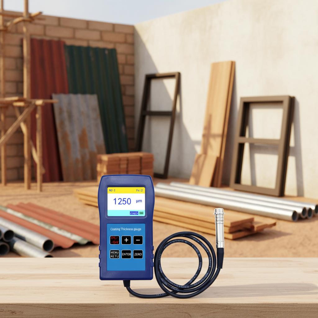 DR260 Coating Thickness Gauge Small Probe for Measuring Paint Galvanised Coatings Irregularly Shaped Steel Tubular Workpieces