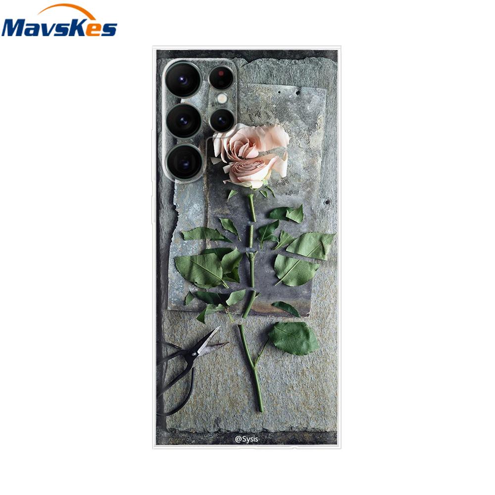 For Samsung Galaxy S22 Ultra Case Silicone Soft Clear Bumper Back Cover For Samsung S22 Ultra Cases For Samsung S22 Ultra Fundas