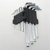 9pcs/set L Type Double Tip Screwdriver Hexagonal Key Set Allen Flat Ball Torx Star Head Key Set Hand Tools