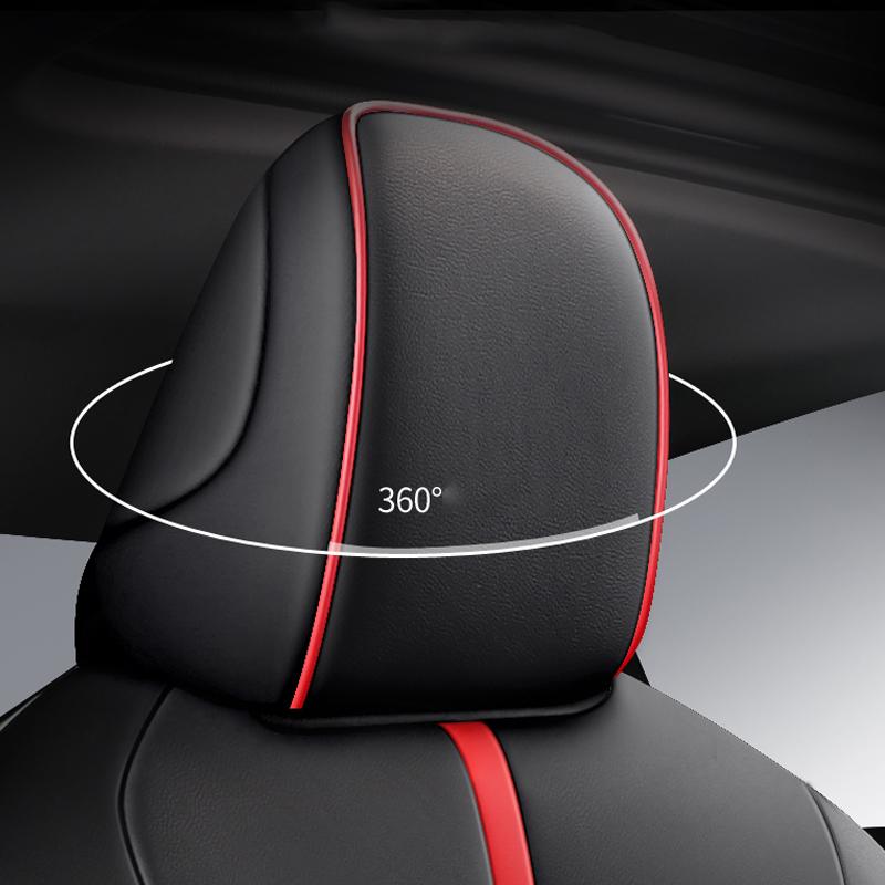 High-Grade Custom Fit Car Seat Covers For Toyota Camry 2018-2025 Artificial Leather Full Set Protection Seat Cushion Accessories