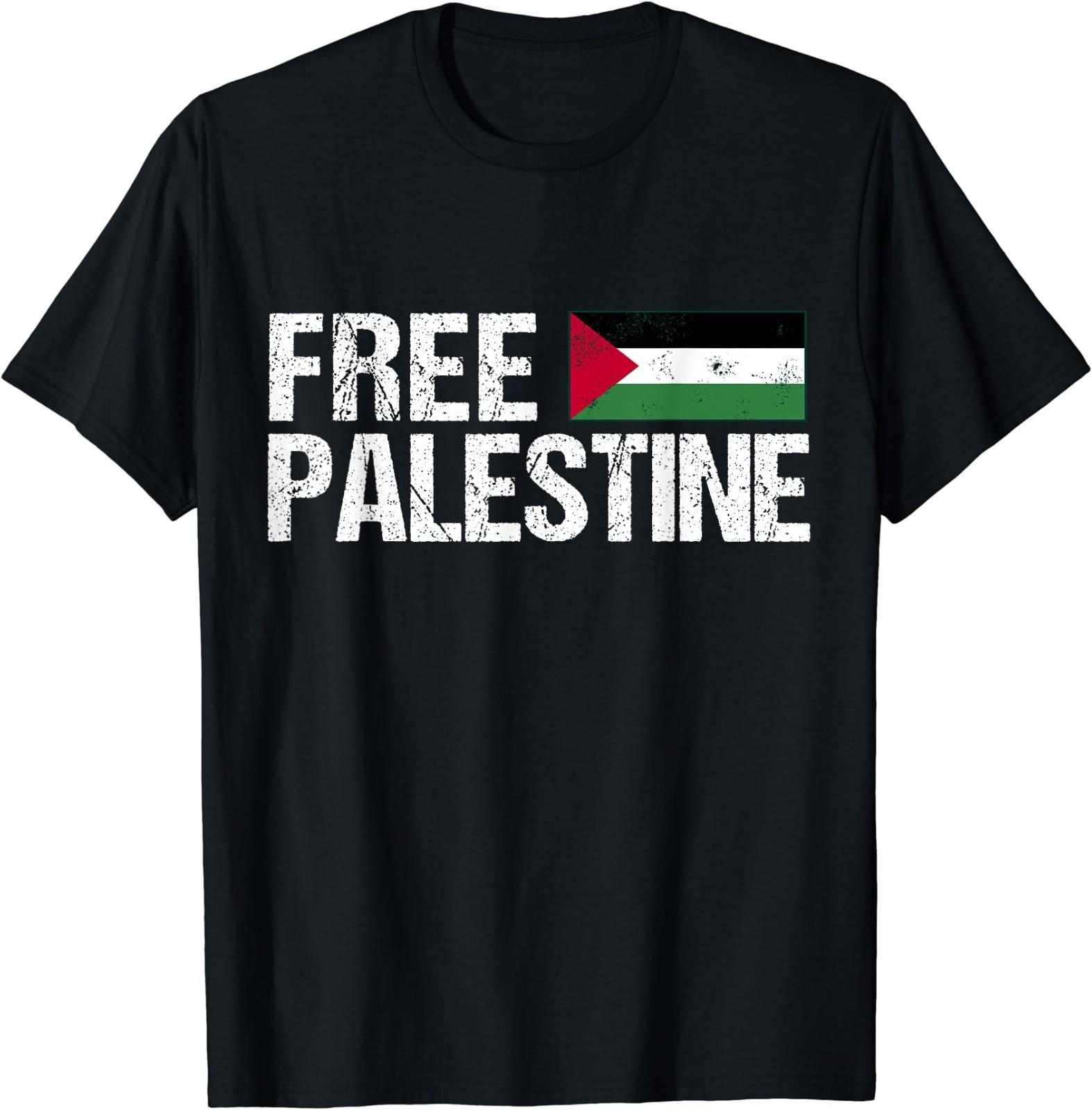 Palestine Flag Free Palestine - Peace - Love Unisex T-Shirt S