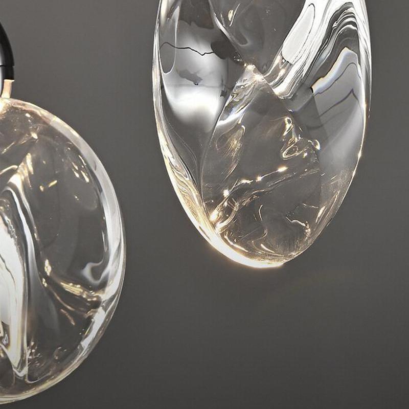 Hanging Light Suspension Type Crystal Pendant Lamp Kitchen Living Room Restaurant Bedroom Luxury Decoration LED  Pendant Lights