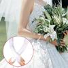 Evening Gloves Women Party Gloves Long Length Fingerless Gloves Club Arm Sleeves Bachelorette Party Costume Stage Gloves