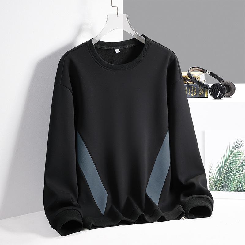 Sweatshirt Casual Fashion Versatile Long Sleeved T-shirt Round Neck Men's Hoodie