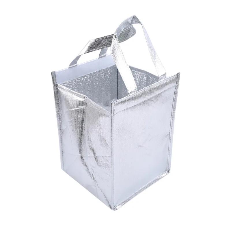 

1Pcs Aluminum Foil Ice Storage Bags Insulated Beach Food Thermal Bag Durable Outdoor Boxes Foldable Cooler Bag Lunch Picnic Bag