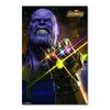 Luxurious Silk Cloth Marvel Hero Poster For Bedroom And Study Decor