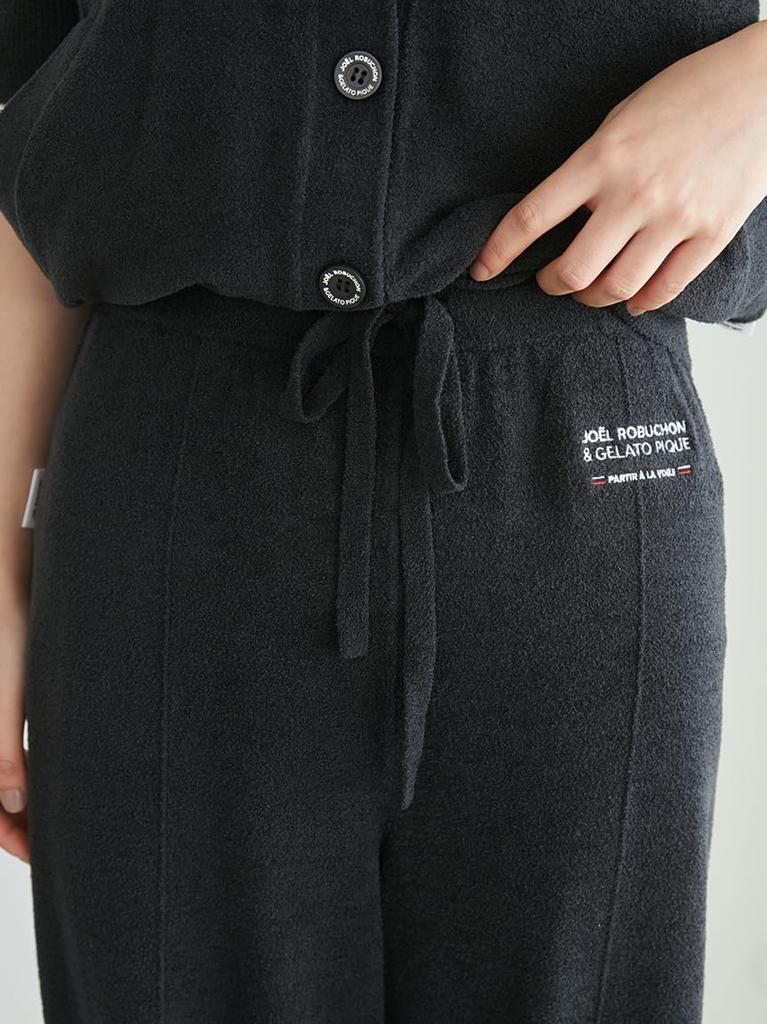 Gelato Pique Joel Robuchon Lined Long Pants PWNP252037 Black Women's