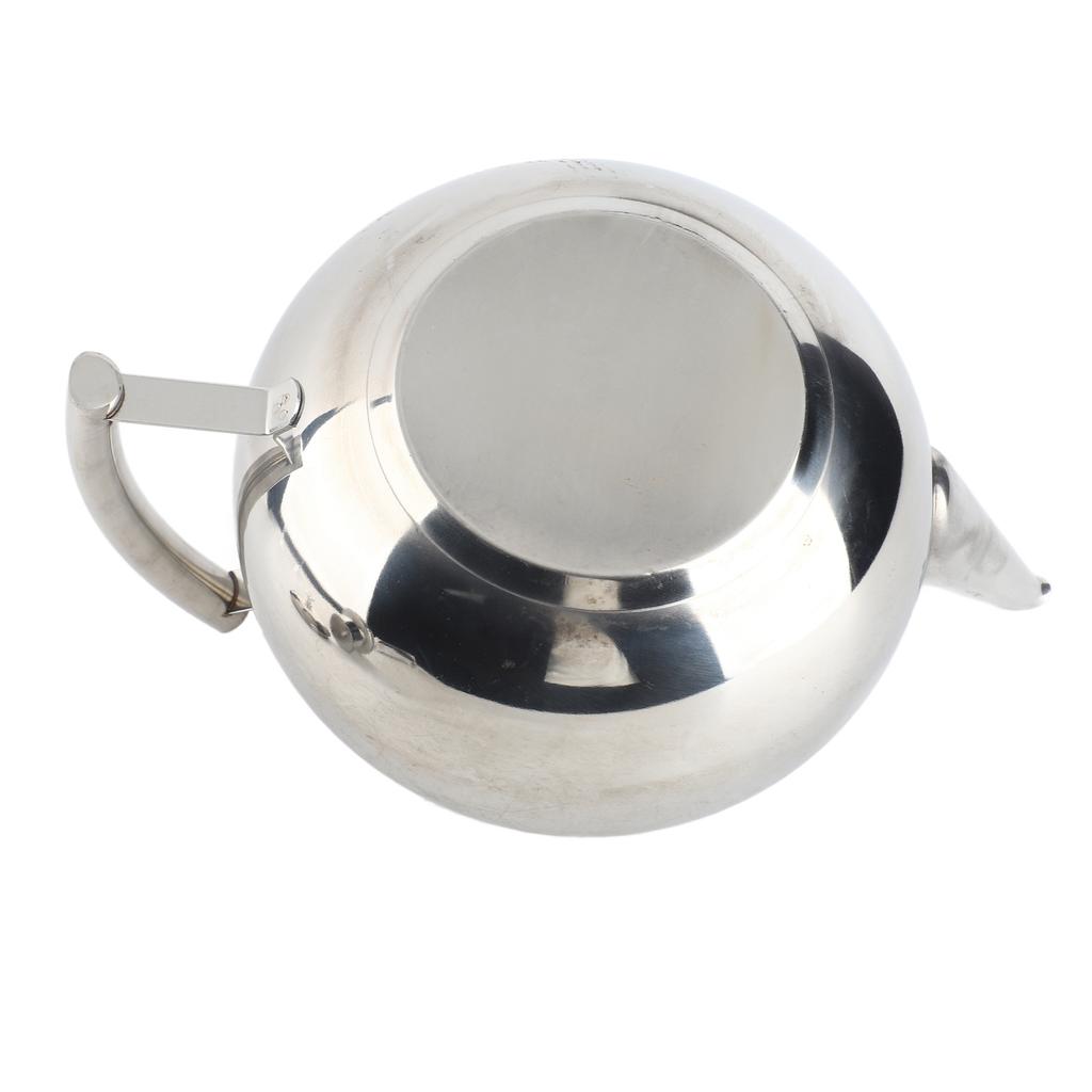 2L 201 Edelstahl Teekanne Kaffee Teekanne Wasserkocher mit herausnehmbarem Filter