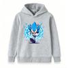 Kids Boys Girls Casual Pullover Hoodie, Cute Blue Speed Hedgehog Print Warm Lightweight Long Sleeve Hooded Sweatshirt for Daily Wear School
