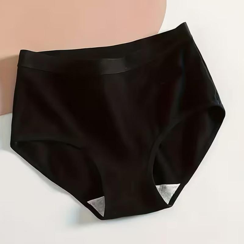 Women s Summer Fashion New Cotton High Waisted Triangle Panties S чёрный