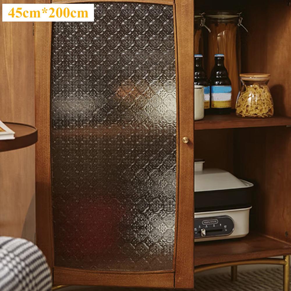 

Ретро Віконна Плівка Скляна Наклейка Декоративний Візерунок Матова Знімна Скляна Віконна Плівка Статична Адсорбція Наклейка