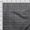 oneOone Cotton Poplin Gray Fabric Damask Quilting Supplies Print Sewing Fabric By The Yard 42 Inch