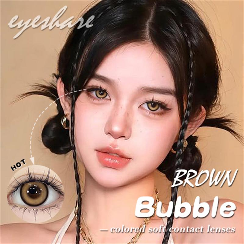 Eyeshare Contact Lenses For Eyes Doll Eye Bubble Soft Contact Lens Case Makeup Yearly Contacts